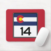 State Highway 14, Colorado, USA Mouse Pad (With Mouse)