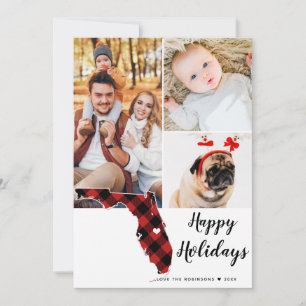 State Holiday Tartan Collage Photo Florida