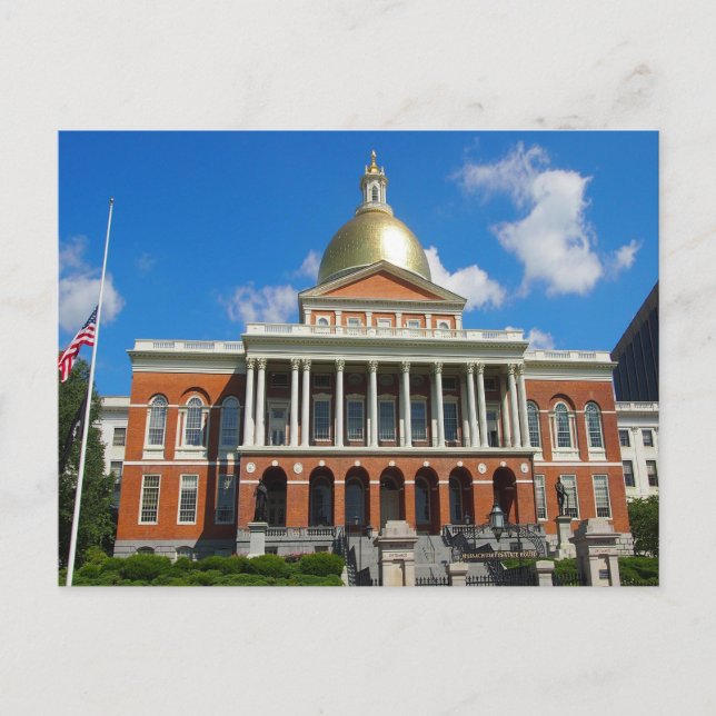 State House Boston Postcard (Front)