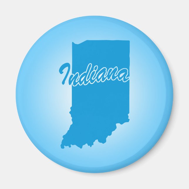 State Indiana Magnet (Front)