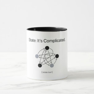 State Its Complicated Programmer Humor Mug