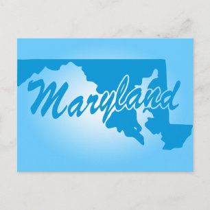 State Maryland Postcard