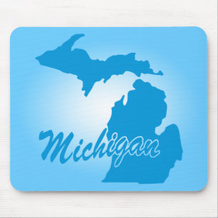 State Michigan Mouse Pad
