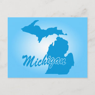 State Michigan Postcard