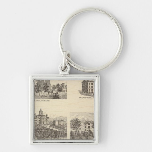 State normal schools and State University Key Ring (Front)