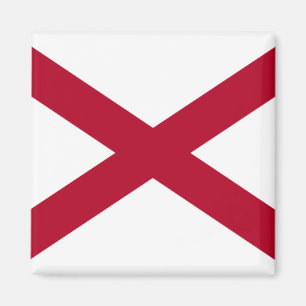 State of Alabama Flag Magnet