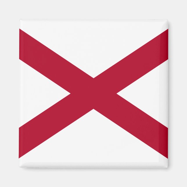 State of Alabama Flag Magnet (Front)