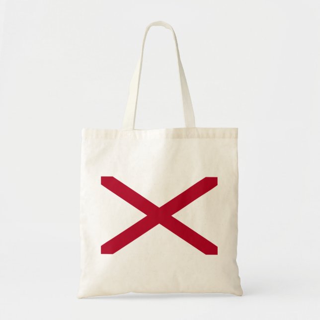 State of Alabama Flag Tote Bag (Front)