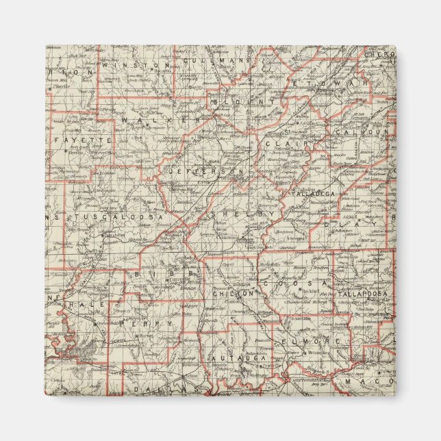 State of Alabama Magnet (Front)