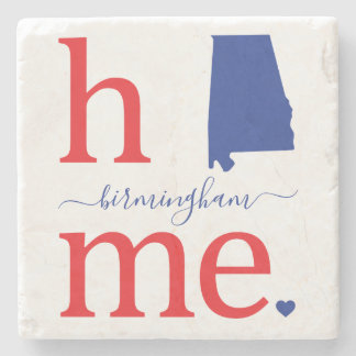 State of Alabama Stone Coaster