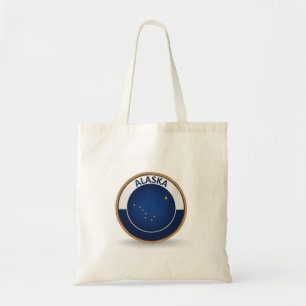 State of Alaska Flag Seal Tote Bag