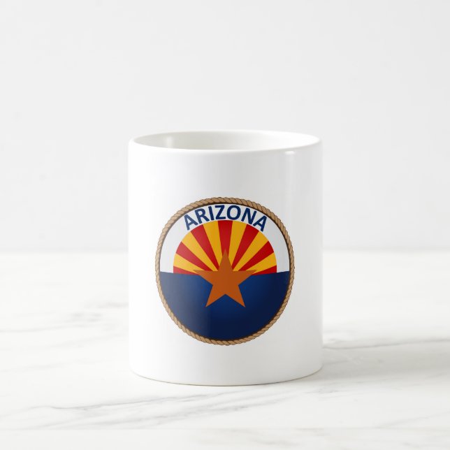 State of Arizona Flag Seal Coffee Mug (Center)