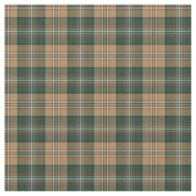 State of Arizona Tartan Fabric (Close Up)