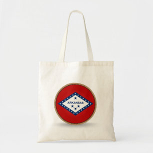 State of Arkansas Flag Seal Tote Bag