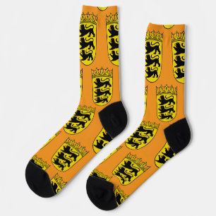 State of Baden-Württemberg Grand Coat of Arms Art Socks