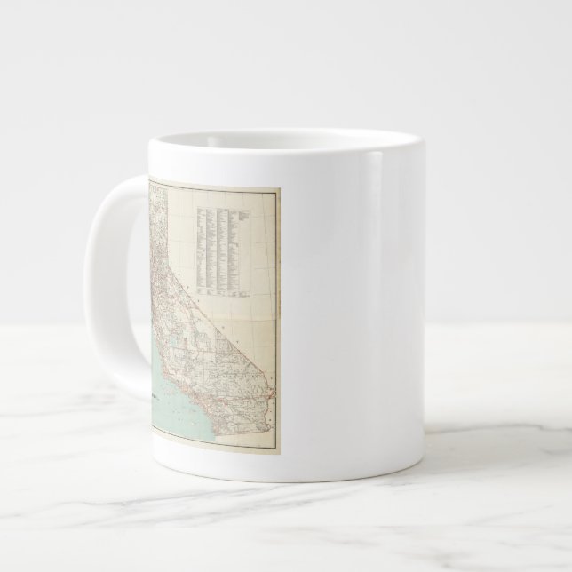 State of California 2 Large Coffee Mug (Front Left)