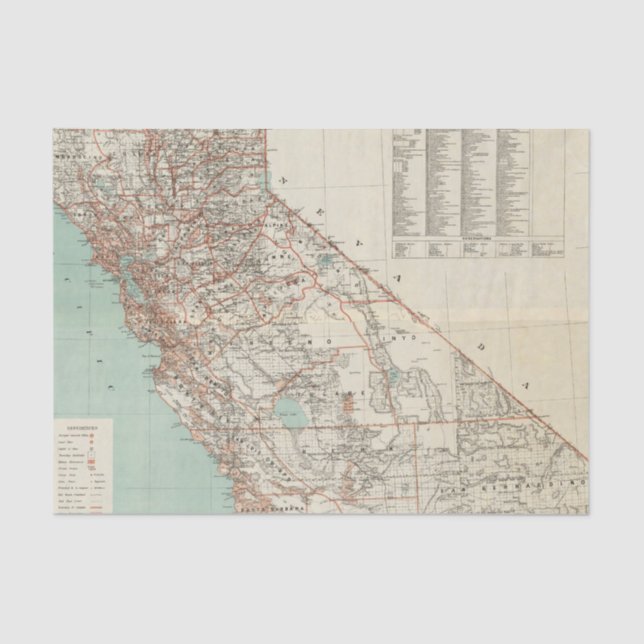 State of California 2 Tissue Paper (Front)