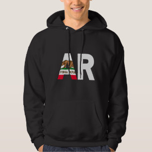 State of California Flag Arkansas AR Cities and St Hoodie