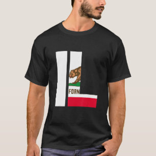 State of California Flag Illinois IL Cities and St T-Shirt