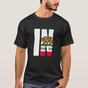 State of California Flag Indiana IN Cities and Sta T-Shirt