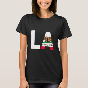 State of California Flag Louisiana LA Cities and S T-Shirt