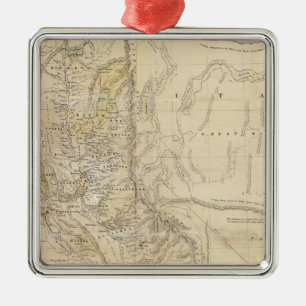 State of California Metal Ornament