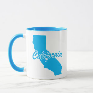 State Of California Shape Mug