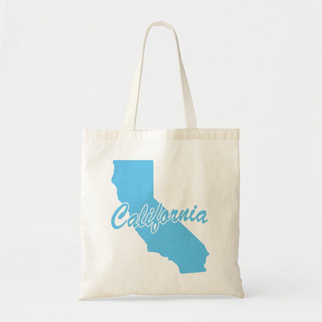 State Of California Shape Tote Bag (Front)