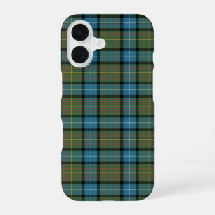 State of California Tartan Pattern iPhone 16 Case
