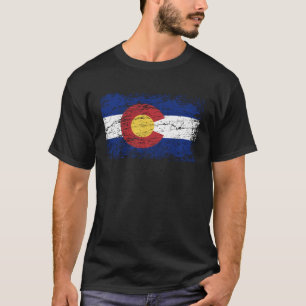 State of Colorado flag  CO The Centennial State  u T-Shirt