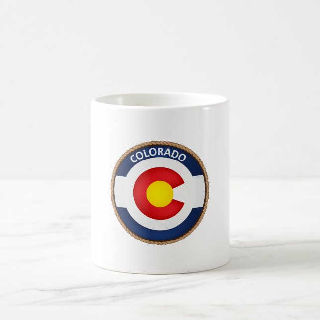 State of Colorado Flag Seal Coffee Mug (Center)