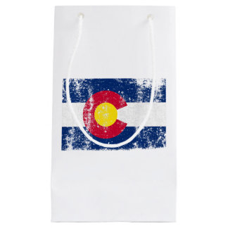 State of Colorado Flag T Shirt Gift For Men Women  Small Gift Bag