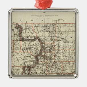State of Colorado Metal Ornament