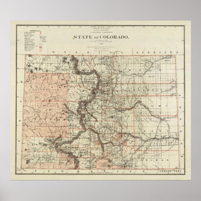 State of Colorado Poster (Front)