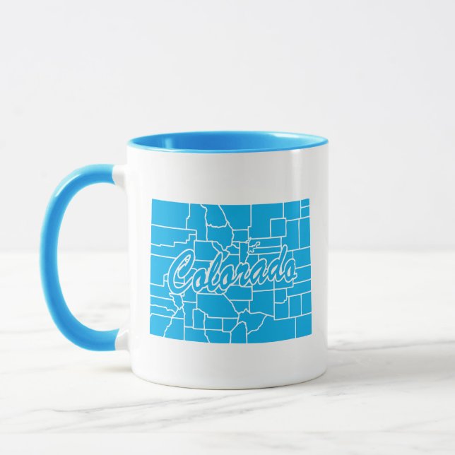 State Of Colorado Shape Mug (Left)