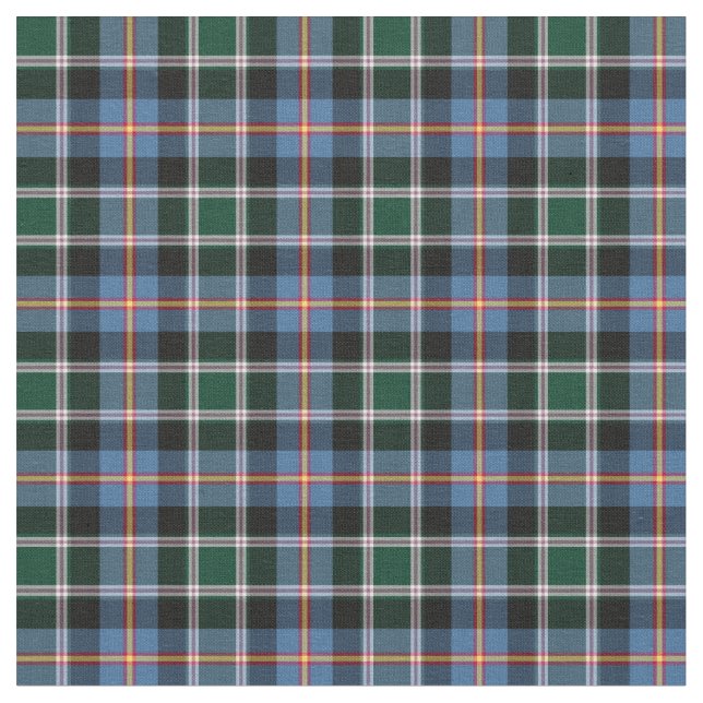 State of Colorado Tartan Fabric (Close Up)