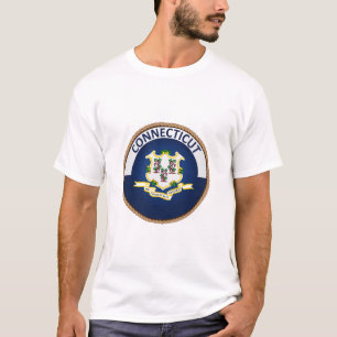 State of Connecticut Flag Seal T-Shirt