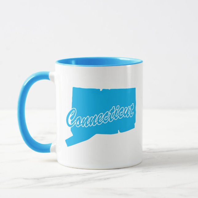 State Of Connecticut Shape Mug (Left)