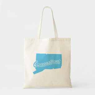 State Of Connecticut Shape Tote Bag