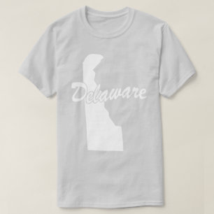 State Of Delaware Shape T-shirt
