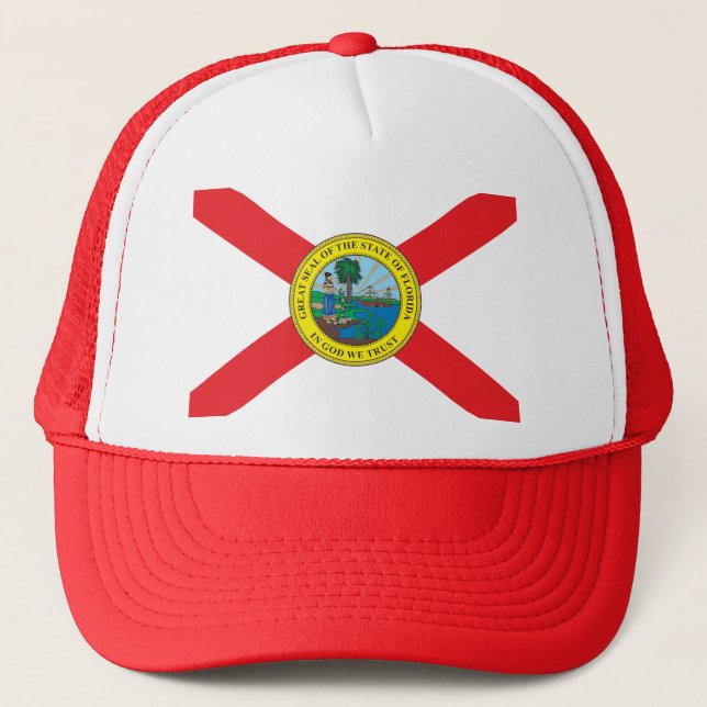 State of Florida flag Trucker Hat (Front)