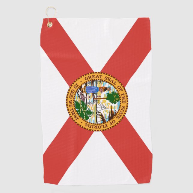 State of Florida Golf Towel (Front)