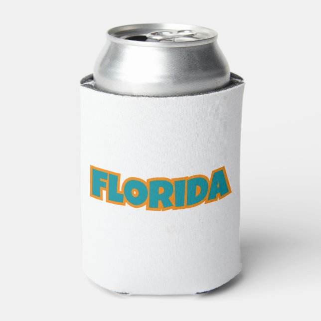 State Of Florida Pride Custom Can Cooler (Can Front)