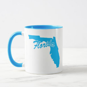 State Of Florida Shape Mug