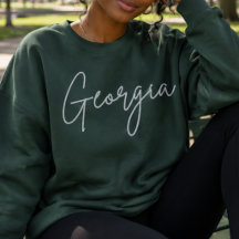 State of Georgia Crewneck Pullover Sweatshirt