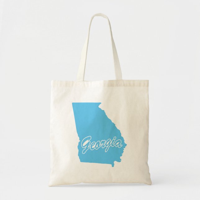 State Of Georgia Shape Tote Bag (Front)