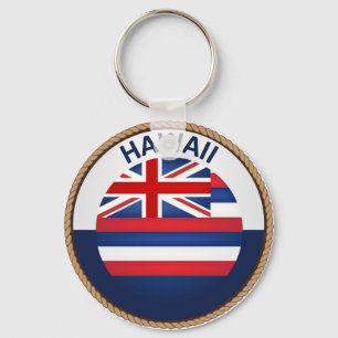 State of Hawaii Flag Seal Keychain