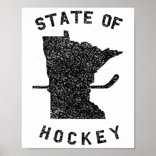State Of Hockey Minnesota  Poster (Front)