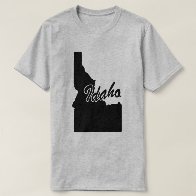 State Of Idaho Shape T-shirt (Design Front)