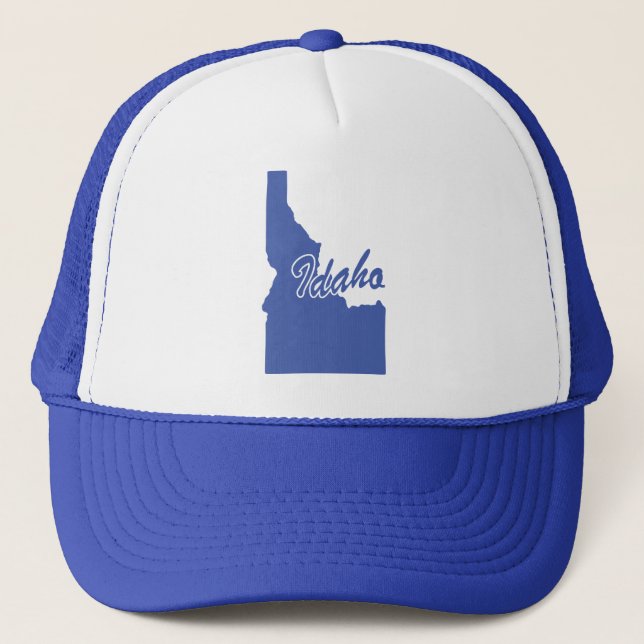 State Of Idaho Shape Trucker Hat (Front)